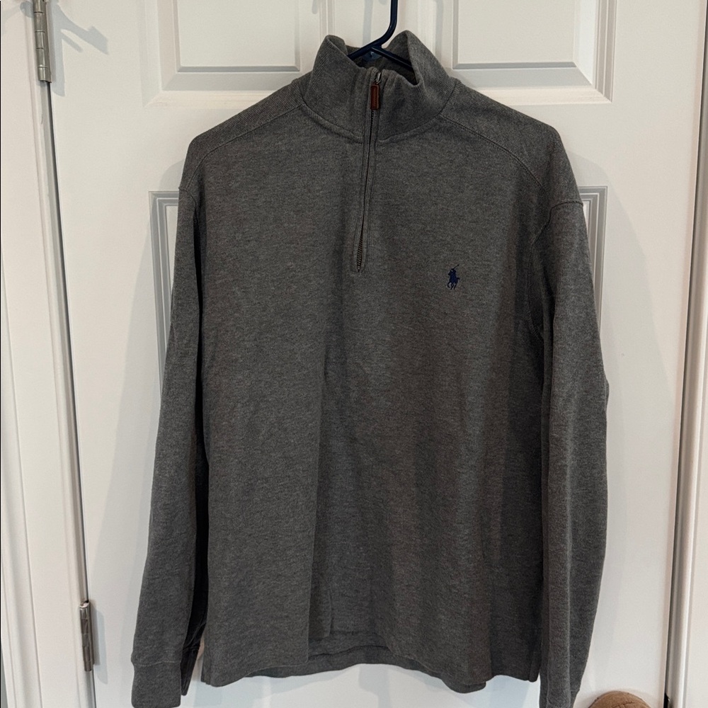 Mens Polo Ralph Lauren Blue Label 1/4 quarter zip sweater large